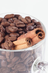 bronze-coffee grains