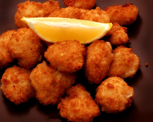 scampi in breadcrumbs