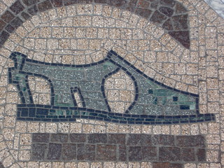 sandale de mosaique