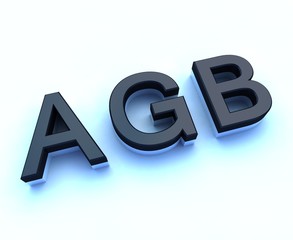 agb 3d sign