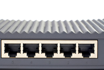 back panel of the router