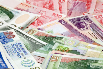 Fototapeta na wymiar hong kong currency