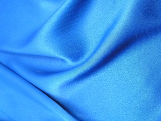 blue silk