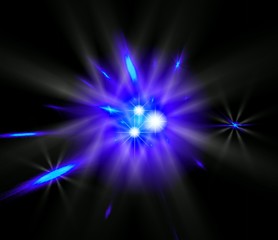 Naklejka premium space light