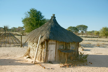 traditional african hut