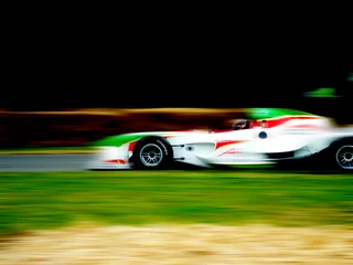Schilderijen op glas f1 racing car © Sean Gladwell