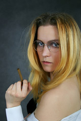 Obraz premium serious girl