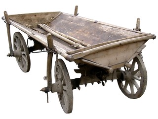 old ukrainian cart