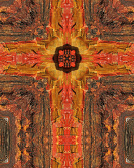 petrified wood cross5