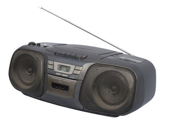 black boom box