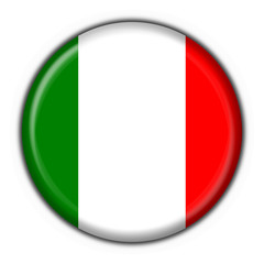 bottone bandiera italiana - italy flag