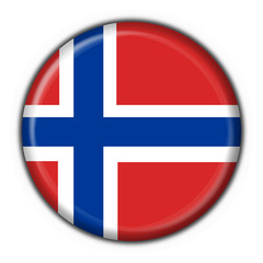 bottone bandiera norvegese - norway flag