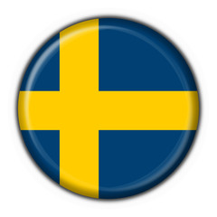bottone bandiera svedese - sweden flag