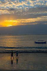 sunset at kuta