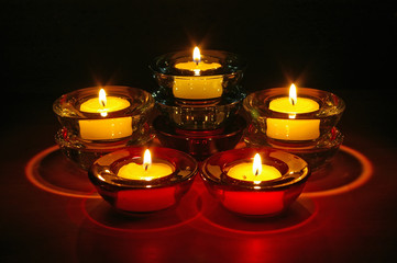 nighttime candles