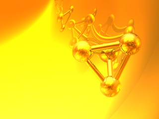 render of molecule