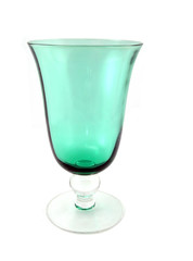 wine glass green