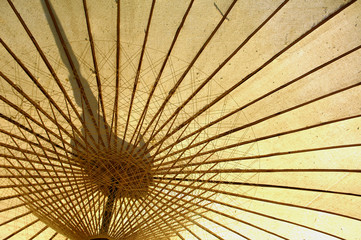myanmar, bagan: umbrella