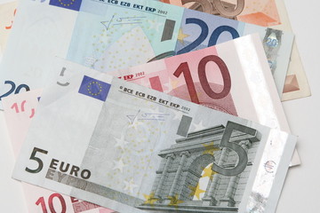 euro banknotes