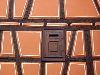 colombages et fenêtre