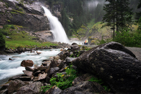 krimmler waterfall in austria