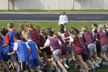 start, cross country meet