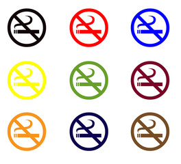 no smoking signs