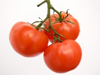 three tomatoes