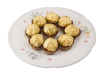 plate of chocolates