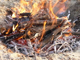 fireplace in the sands