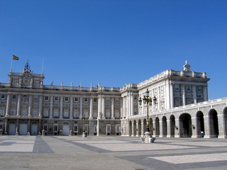 Fototapeta na wymiar placu w Madrycie