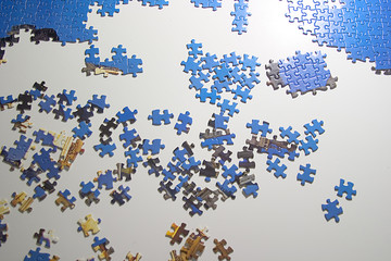 blue puzzle
