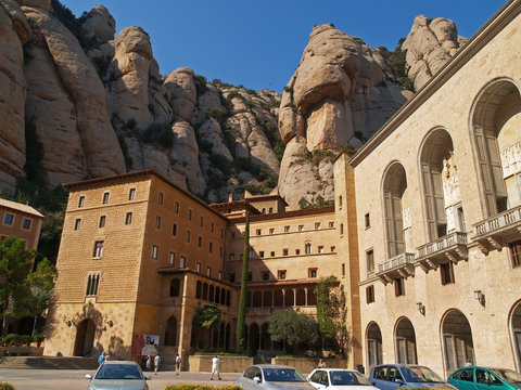 Montserrat Monastery Near Barselona