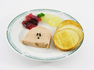 foie gras d'oie et confits