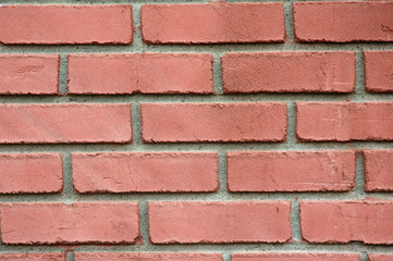 Obraz premium red brick wall closeup
