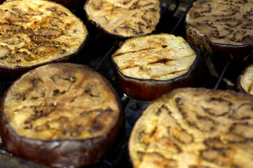 eggplant on grill