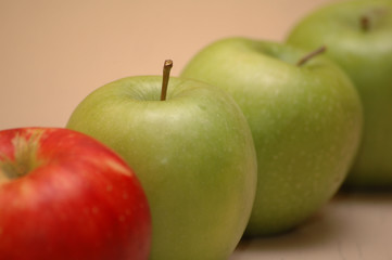 diagonale de pommes