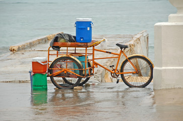 tricycle of steeet vendor