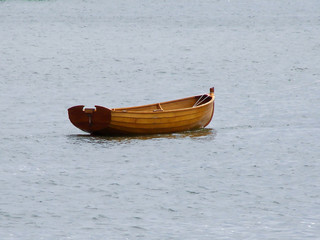 empty rowboat