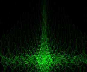 oscillograph background