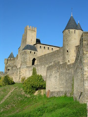 Fototapeta na wymiar cité de carcassonne