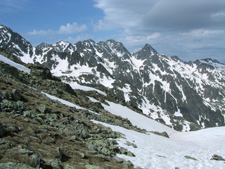 vue depuis le port du rat (pyrénées - ariège)