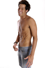 sexy man with abs