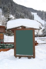 Panneau d'affichage.