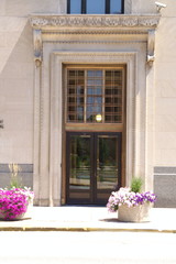 traditional formal doorway