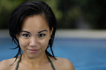 Fototapeta na wymiar sexy asian girl