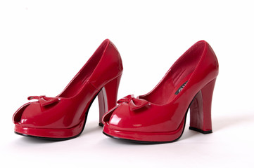 sexy red pump shoes