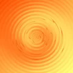 simple orange swirl