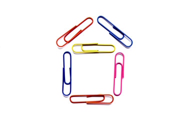 paper clips house