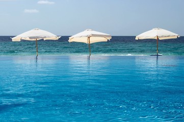 seascape view on the indian ocean